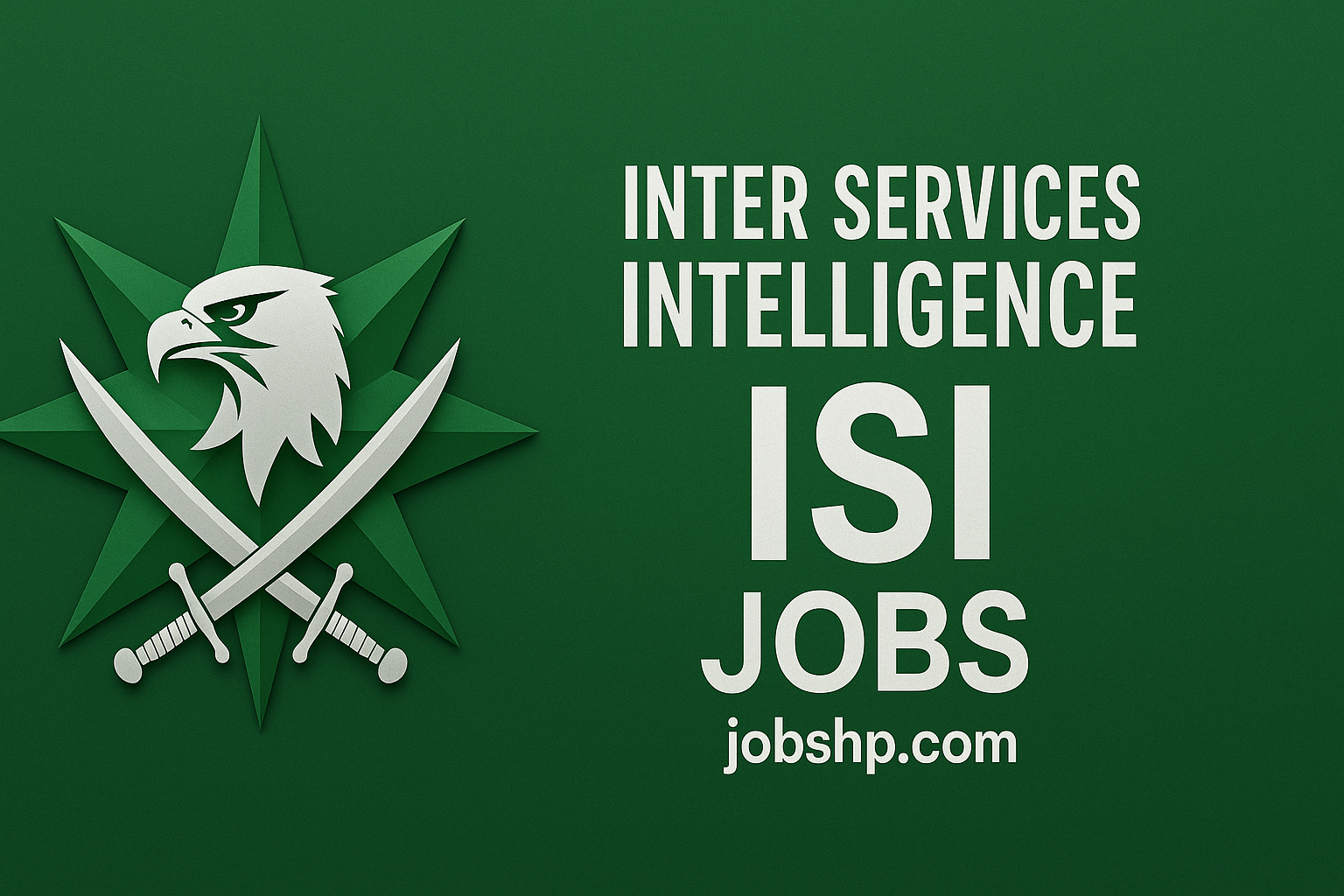 Inter Services Intelligence ISI Jobs 2025 | Apply Online